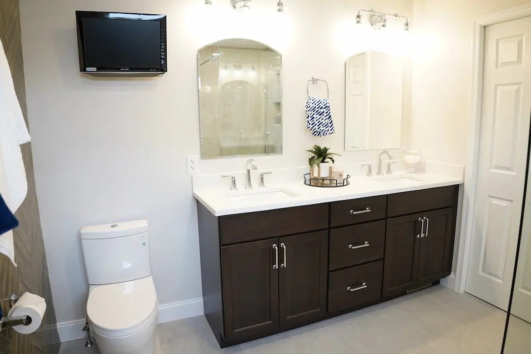 Clean bathroom